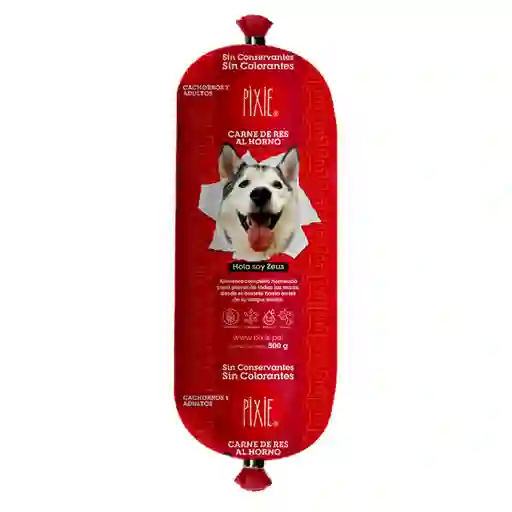 Pixie Alimento Para Perro Dieta Horneada Carne de Res